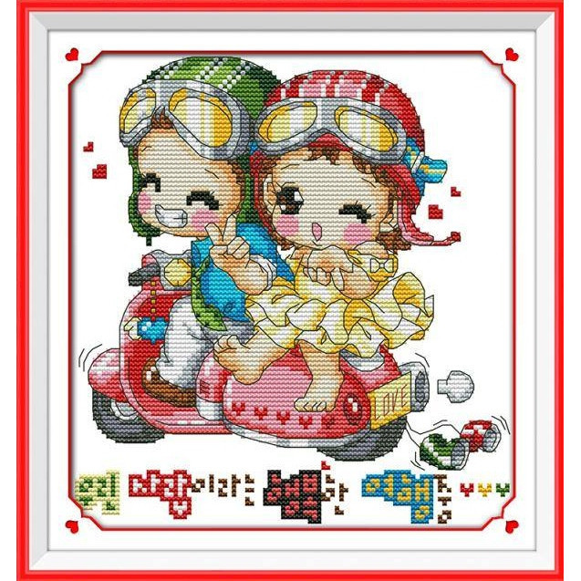 

Paket Kristikcross Stitch Pola Di Kain K454