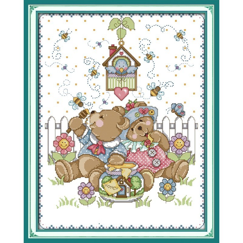 

Paket Kristikcross Stitch Pola Di Kain K906