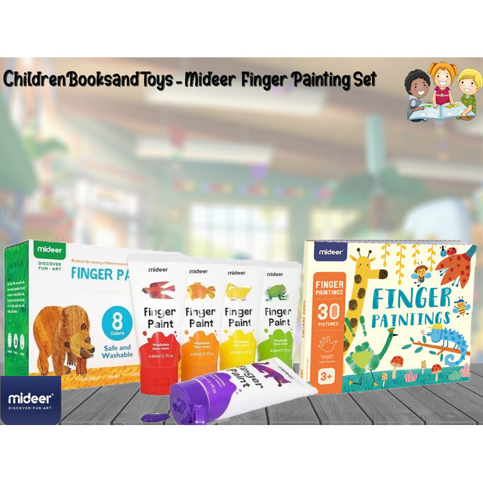 

Mideer Finger Paint Book - Art Book
