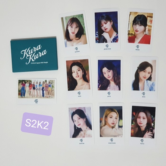 

Twice Official Photocard Set Edisi Kura Kura (Ready Stock)