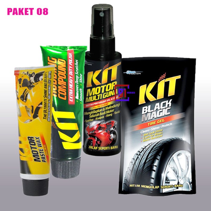 Kit Semir Ban Motor Mobil - Kit Rubbing Compound - Kit Motor Spray