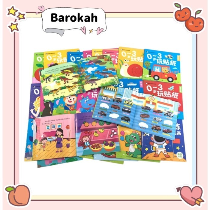 

Barokah Sticker Book Kecil Seri Ke-10 1 Set Dapat 26 Buku