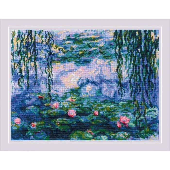 

Paket Kristik Original Asli Riolis 2034 Water Lilies After C. Monet'S