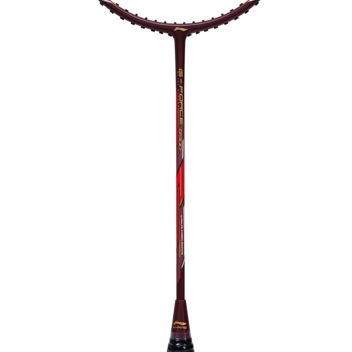 Raket Badminton Lining G Force G-Froce 9500 Extra Strong Red Maroon Termurah Terlaris Promo