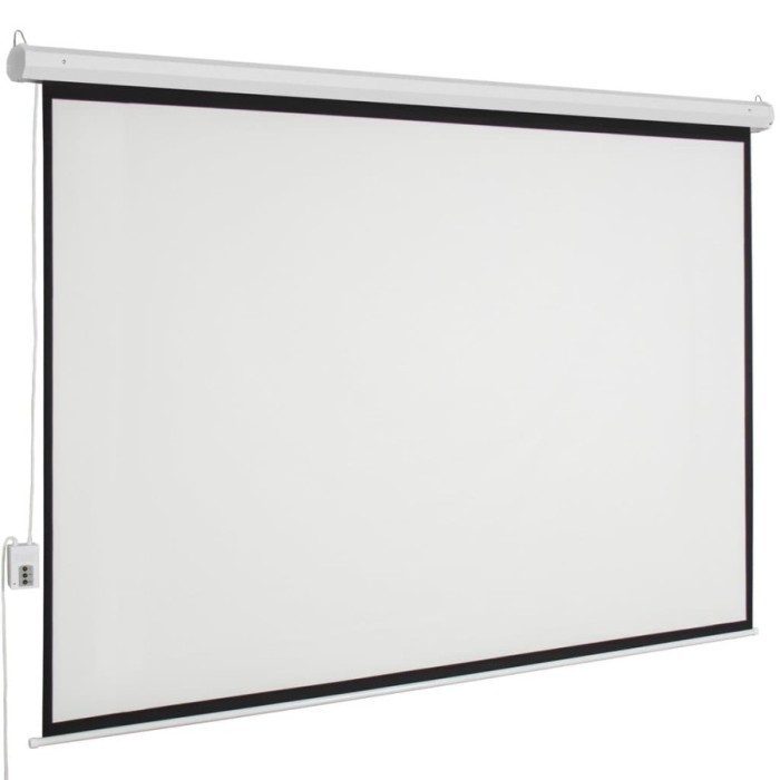 Screen Projector 120" Motorize / Layar Proyektor 120 Inch Otomatis