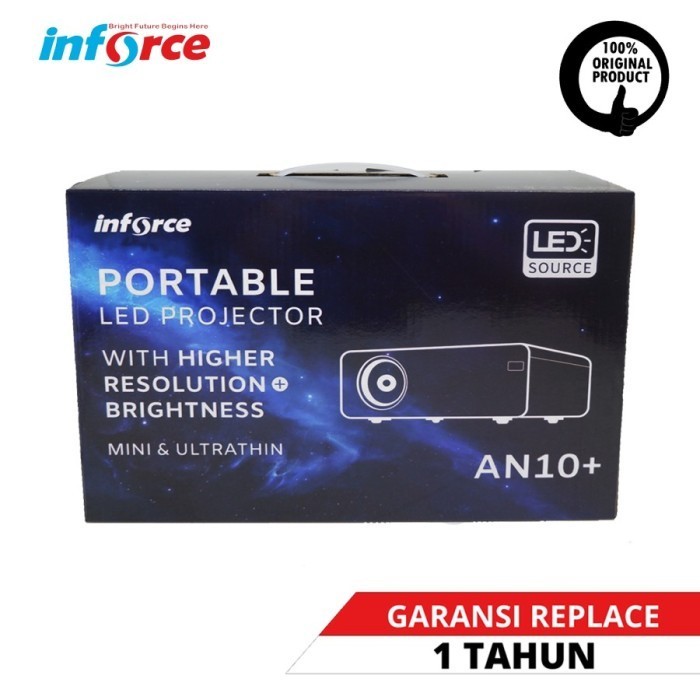 Inforce Mini Projector An-10+ Non Tv Tuner (Nt) Proyektor Tunner