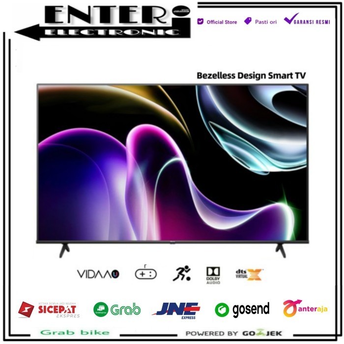 Hisense Smart Tv 32 40 43 Inch Bezelless 32E4H 40E4H 43E4H Digital Tv