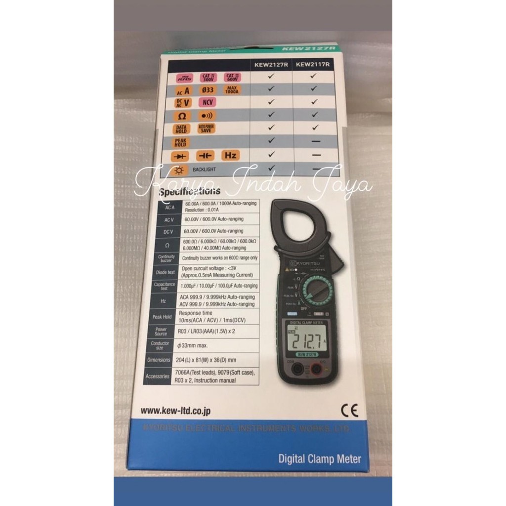 Kyoritsu 2127R Tang Amper