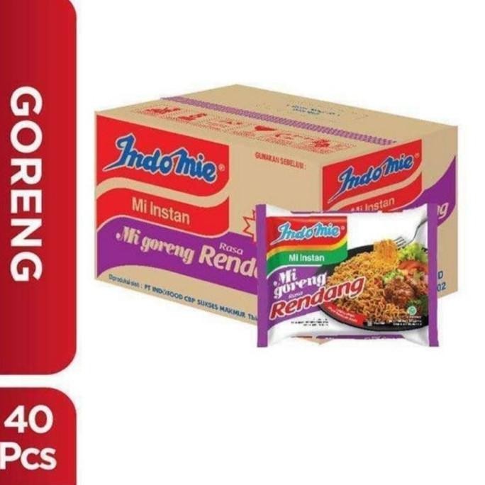 

Indomie Goreng Rendang Mie Instan 91 gr ( 1 Dus isi 40 pcs) LC