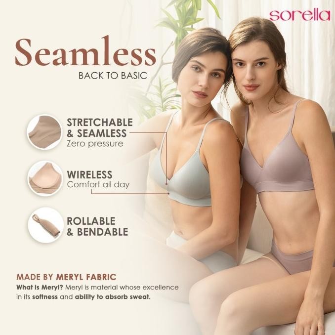 Sorella Seamless Bra S10-28525 - Brown