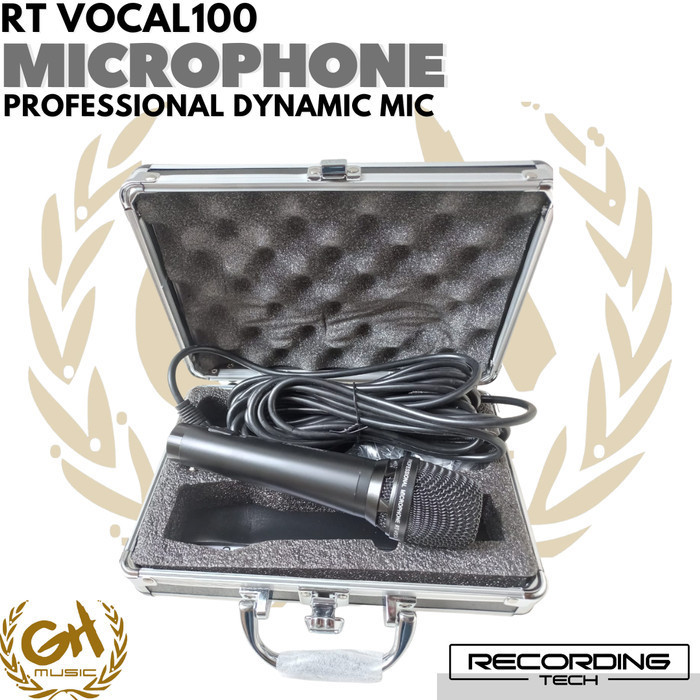 Recording Tech Rt Vocal100 Professional Dynamic Mic - Mic Rt Vocal 100