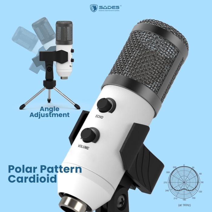 Mic Condenser Sades Orpheus Premium Set