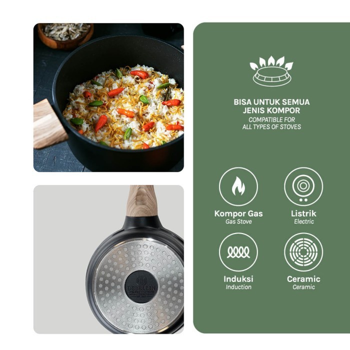 Debellin Premium Cookware Set - Absolute Granite Zehn Package