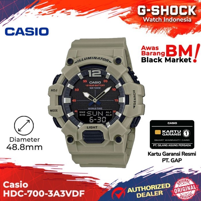 Casio General Hdc-700-3A3Vdf Hdc-700-3A Hdc700 Hdc 700 Termurah Terlaris Promo