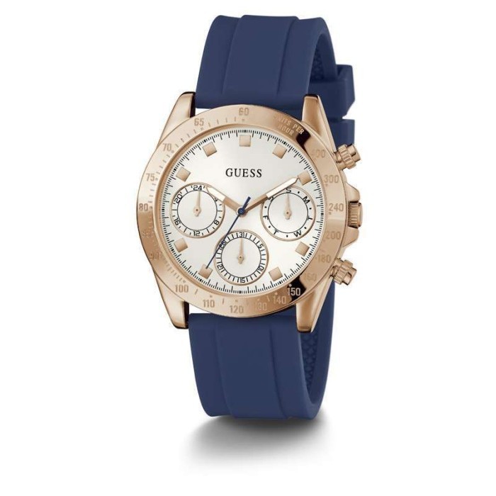 Guess Watches Gw0315L2 Original Eclipse Jam Tangan Wanita Blue Karet