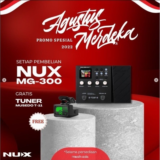 Nux Mg 300 Guitar Multi-Effects Processor,Bmj Termurah Terlaris Promo