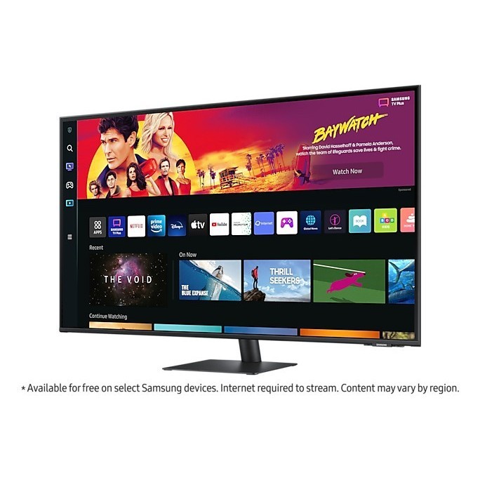 Samsung 43" M7 Uhd Smart Monitor & Streaming Tv With Webcam Support