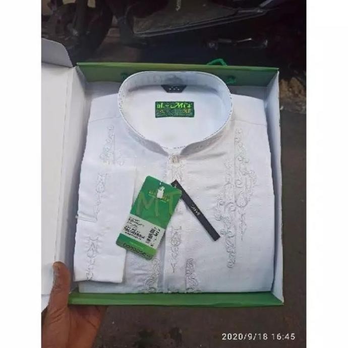 Terbaru Baju Koko Al Mia Mt Jumbo Panjang Size L5-L7 Poneshop