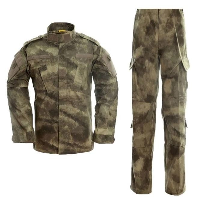 BDU TACTICAL UNIFORM-BAJU SET ARMY IMPORT COLOR BLACK