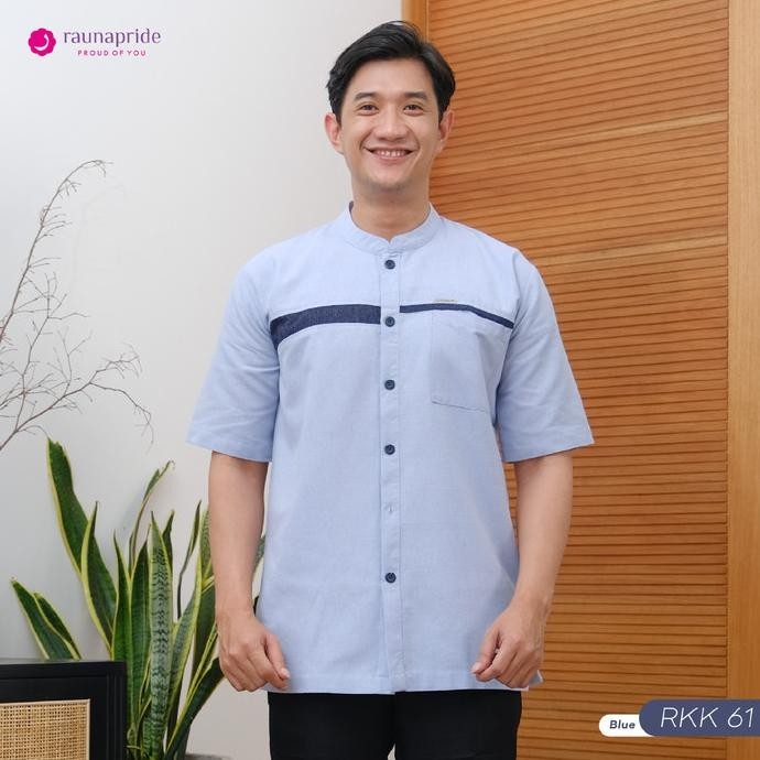 Rauna - Baju Muslim - Koko Dewasa 61 Blue