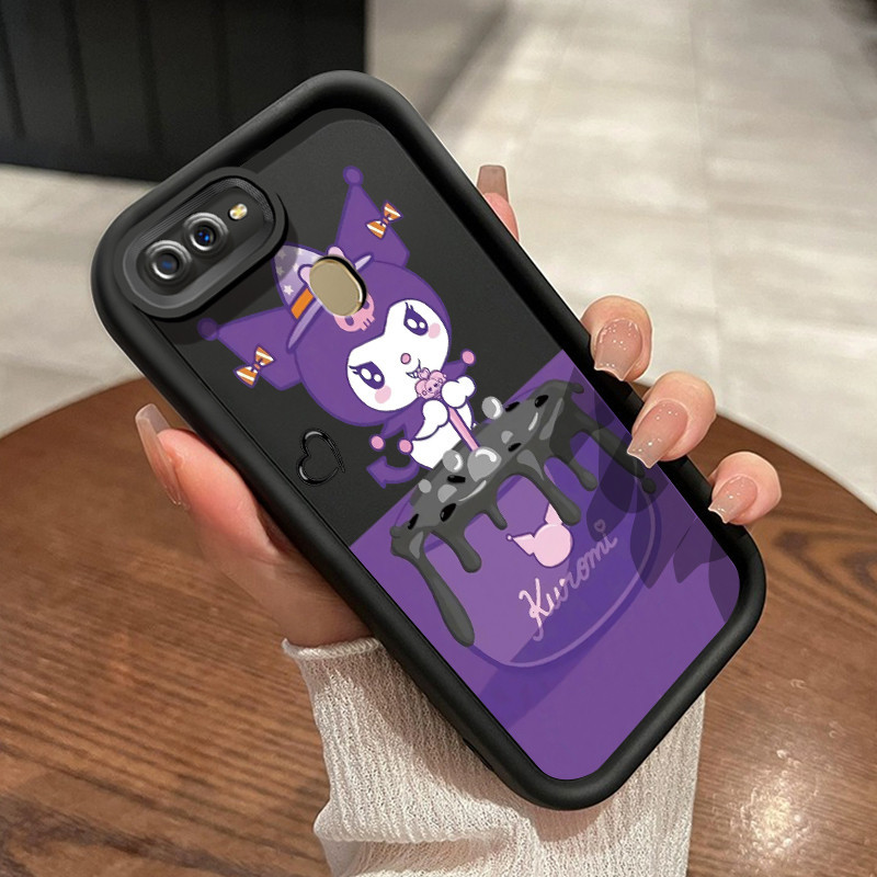 Casing Hp OPPO A7 OPPO A5s OPPO A12 OPPO A12S A11k Case pola Kulomi ungu modis desain HP SoftCase Ca