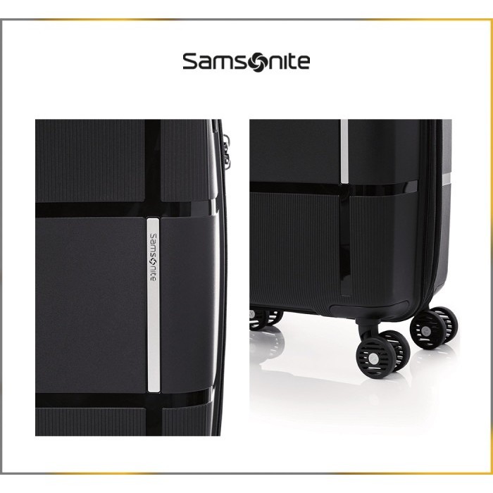 Samsonite Koper Hardcase Interlace Medium 24 Inch - Black