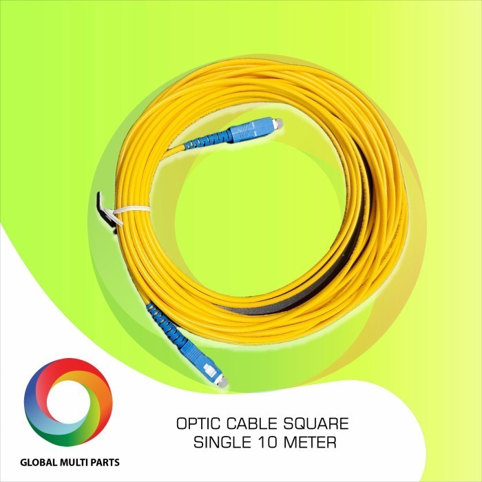 

OPTIC CABLE SINGLE SQUARE / KABEL OPTIK KOTAK SINGLE KOTAK 10M