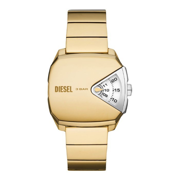 Jam Tangan Pria Diesel D.V.A Dz2154 Silver Dial Gold Stainless Steel
