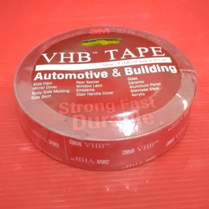 

3M/DOUBLE TAPE VHB/DABEL TIP PEREKAT KUAT/UKURAN 24MMX4,5M