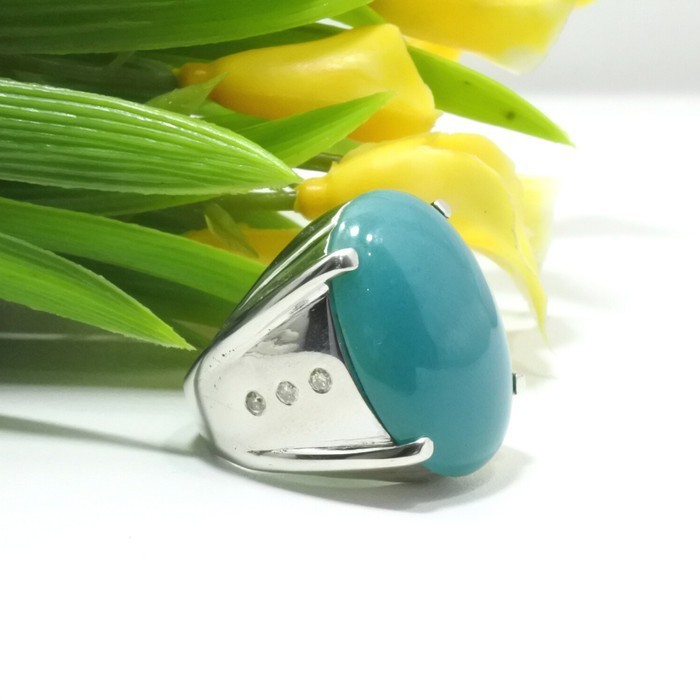 Cincin Berlian Pria Batu Bacan Asli Super Qualitalexas Berlian Platina