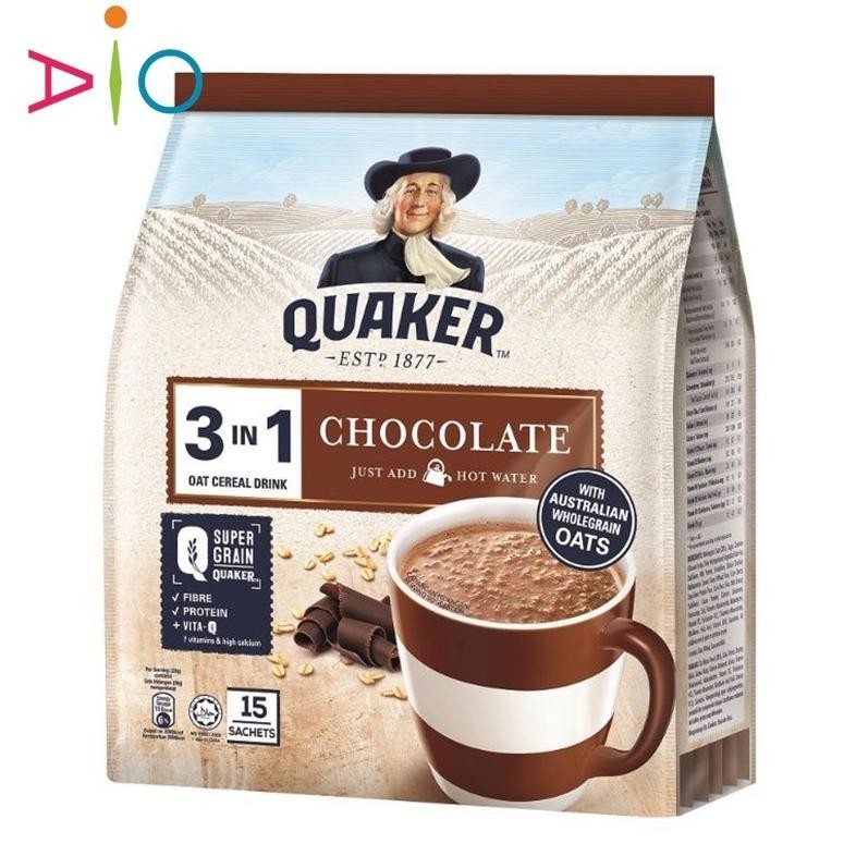 

Quaker 3 in 1 Chocolate Oat Cereal Drink Malaysia
