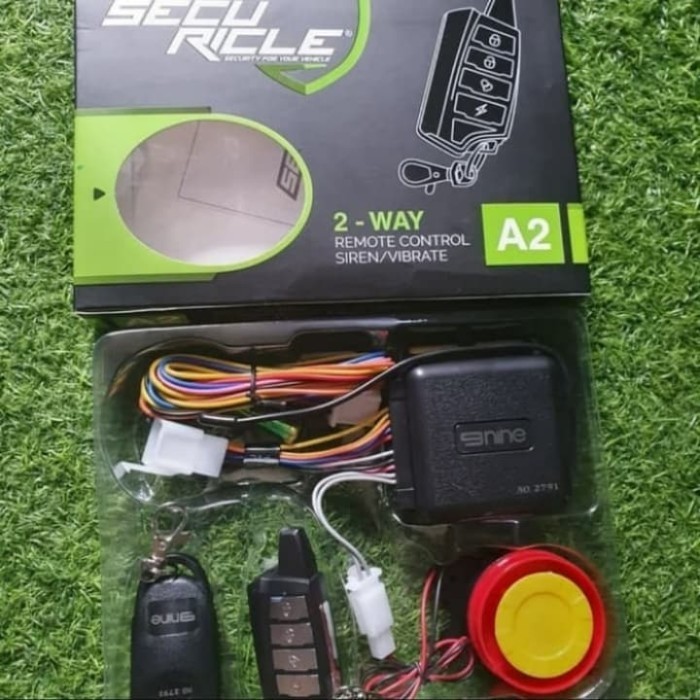 ALRM MOTOR LUMINOS ANTI BEGAL A2 REMOT BISA GETAR