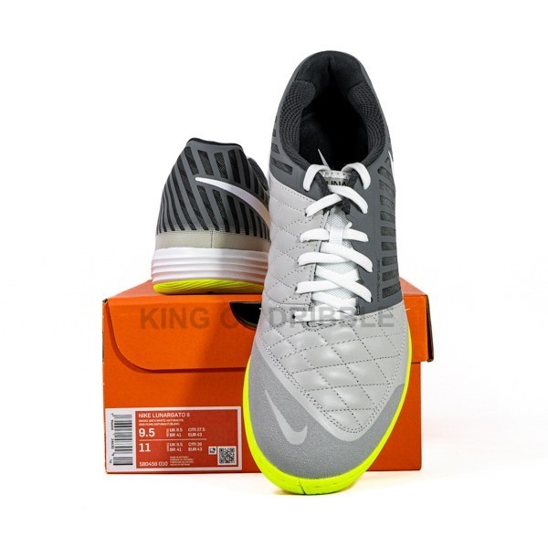 Sepatu Futsal Nike Lunar Gato Ii Ic 580456-010 Original Bnib