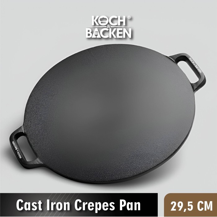 Koch&Backen Cast Iron Crepes Pan - Loyang Crepes Wajan Datar