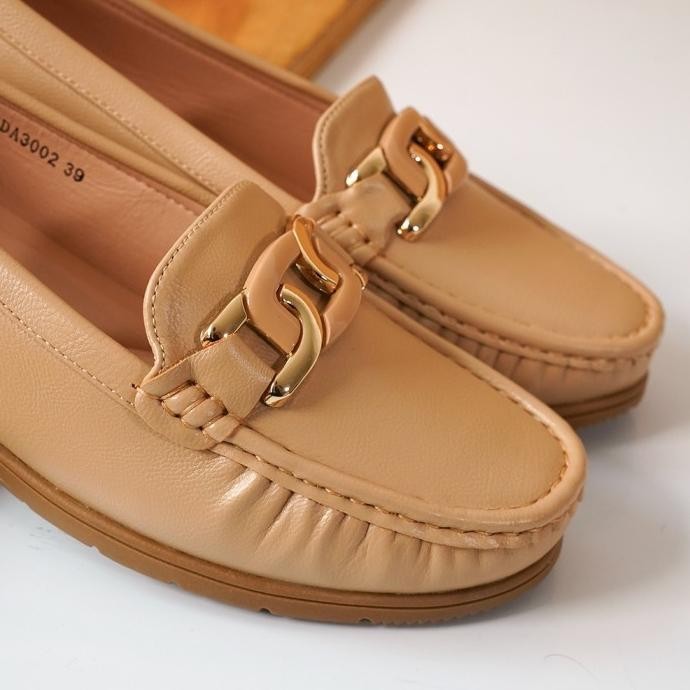 Gabino Sepatu Wanita Wedges Moccasin Slip On Casual Eray - O1Da3002