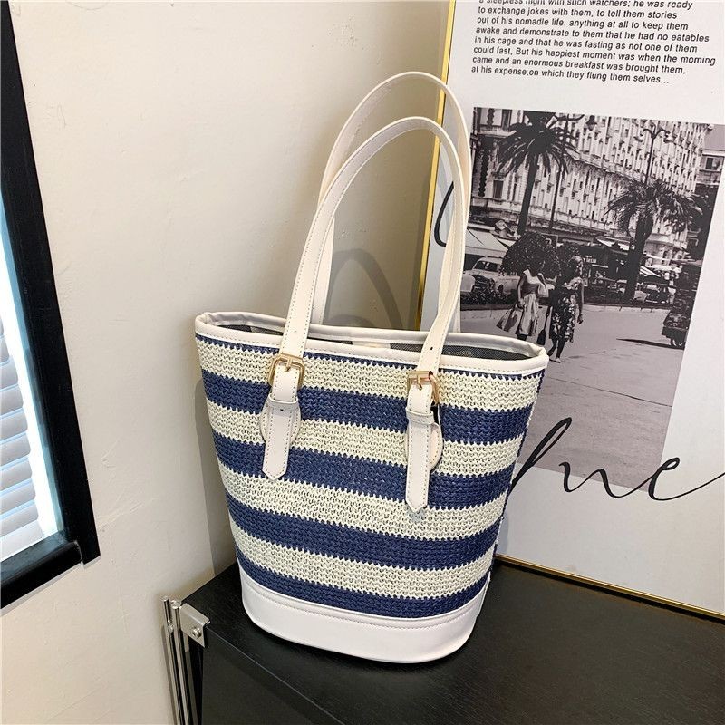 Tas Ember Anyaman Wanita, Tas Ember Buatan Tangan Ketiak Satu Bahu