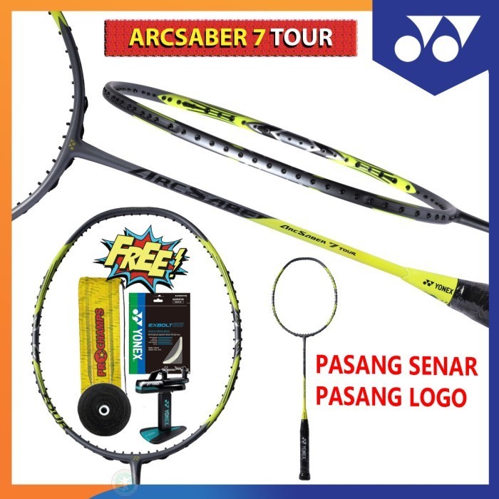 New Arcsaber 7 Tour Raket Badminton Original
