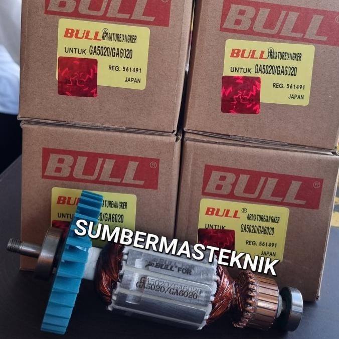 Armature Makita Ga6020 Angker Gerinda Tangan Makita 6" Ga 6020 Bull