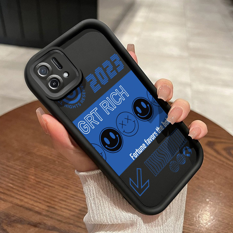 Casing Hp OPPO A16K OPPO A16E Case hp ponsel pola wajah Casing tersenyum paket penuh Kesing anti jat