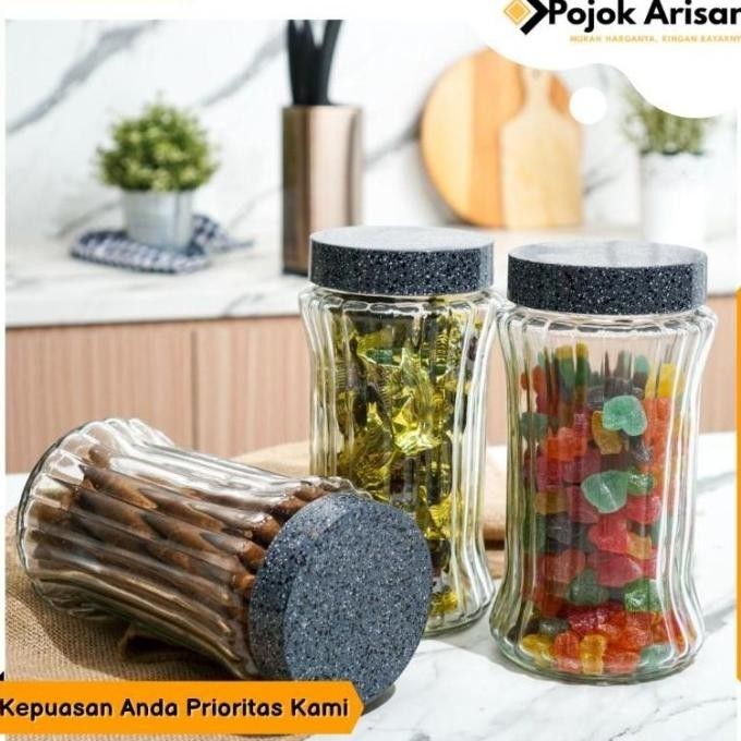 Herevin Granite Canister 1550 Ml/Toples Cantik Lebaran