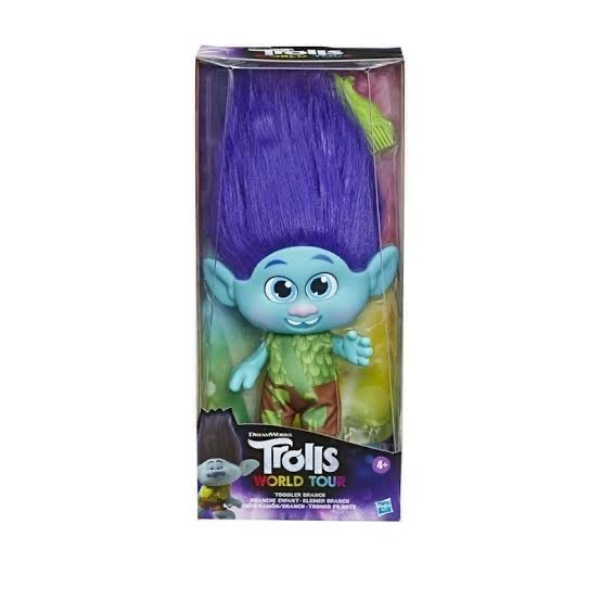 TROLLS WORLD TOUR TODDLER BRANCH ORIGINAL HASBRO BONEKA TROLLS BRANCH