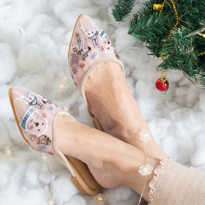 Lace Lynelle Mules Olwen Collection