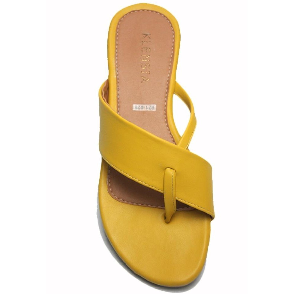 Klensia Sandal Japit Wanita Hak Rata Treples Flat Sandals 671-028