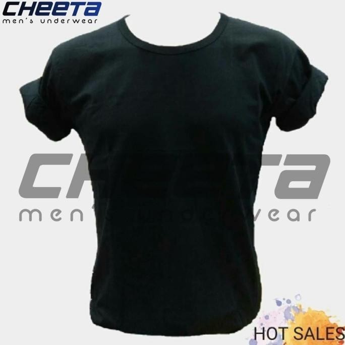 KAOS DALAM PRIA DEWASA NEW DURBAN ROUND NECK HITAM 14120 ISI-1