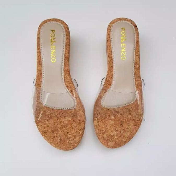 Pollenzo Paulina Wedges Mika Bening Transparan