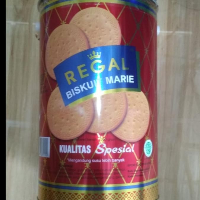 

Regal Kaleng 1kg / Biskuit Marie Regal 1kg / Marie Regal 1kg Special TP