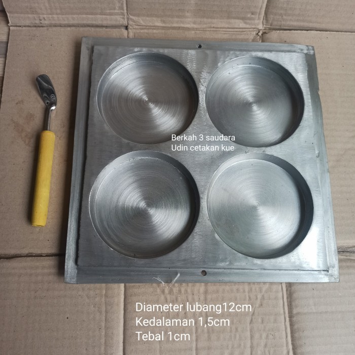 CETAKAN MARTABAK MINI LOYANG MARTABAK 4 LUBANG TEBAL