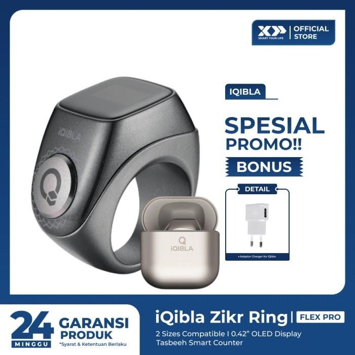 Iqibla Zikr F04 Ring Flex Pro Tasbih Digital Original