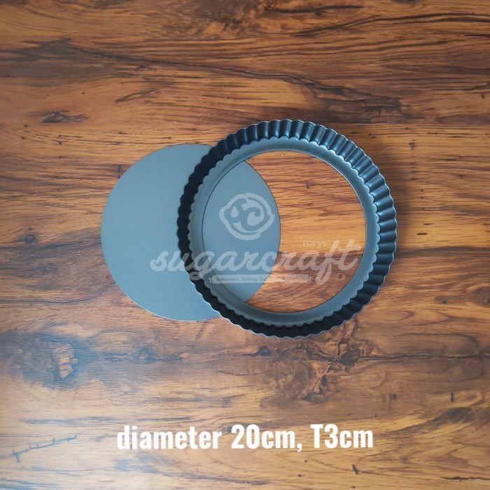 LOYANG PIE BONGKAR PASANG ANTI LENGKET 20CM TINGGI 3CM