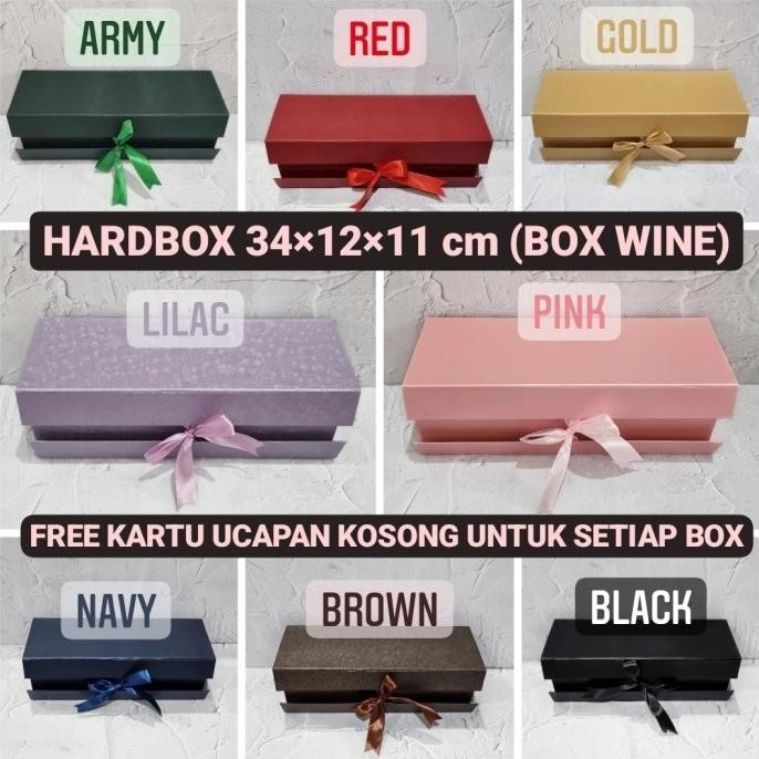 

HARDBOX 34x12x11 / BOX WINE / KOTAK KADO / BOX HAMPERS / GIFT BOX